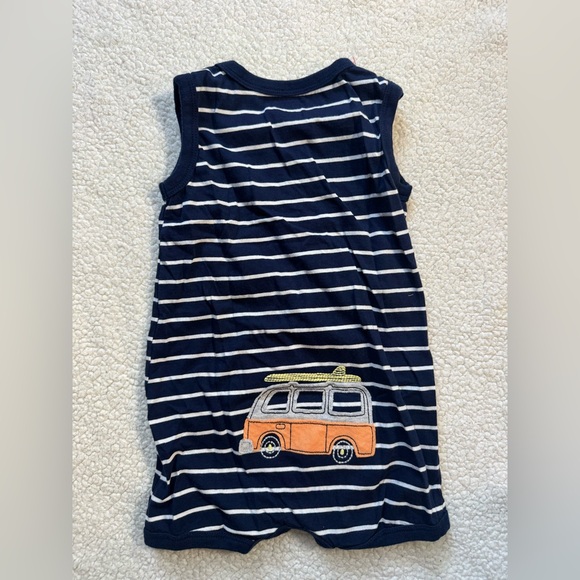 Carter's Navy and White Striped Tank Top - Picture 2 of 2